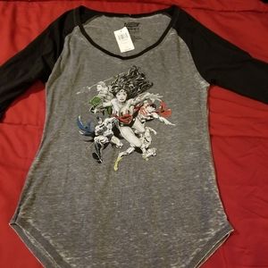 Justice League Wonder Woman Raglan Shirt